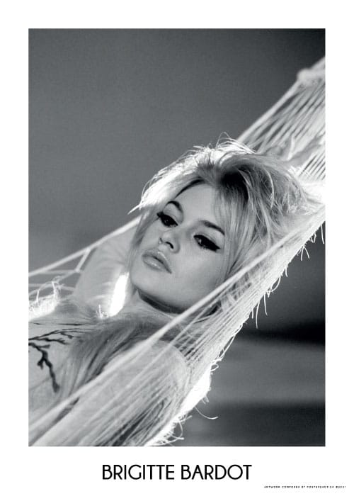 Birgitte Bardot Relaxing – Fotokunst
