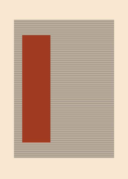 Burnt Orange Rectangle – Kunst
