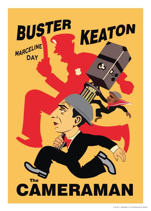 Buster Keaton The Cameraman – Vintage/Retro plakater