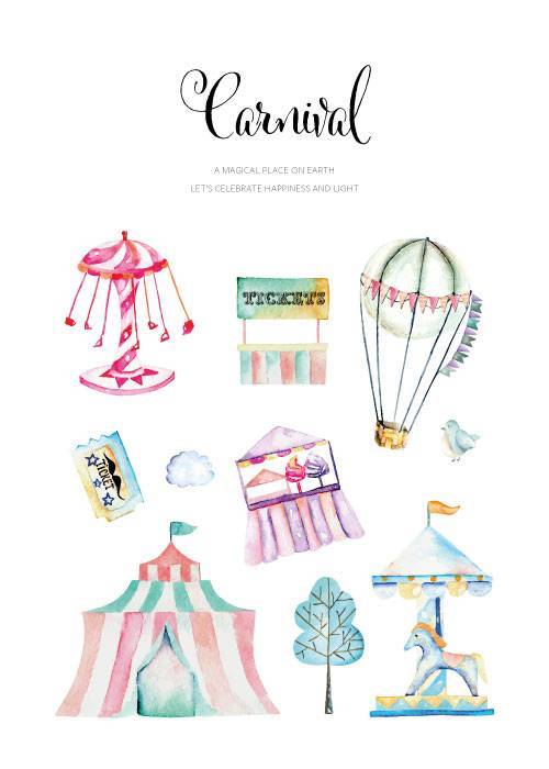 CARNIVAL DRAWING – Kids' Posters