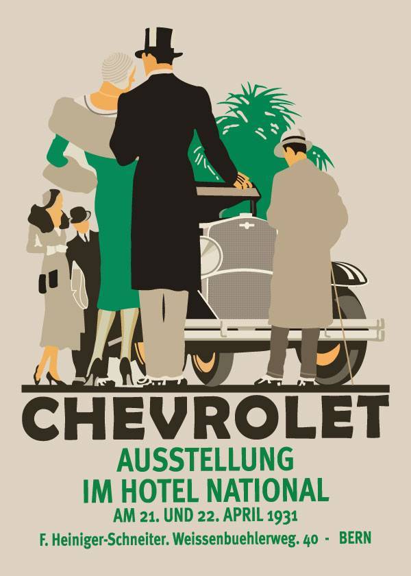 Chevrolet – Vintage plakat