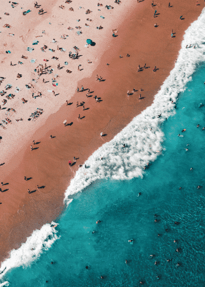 Crowded Beach – Naturmotiver