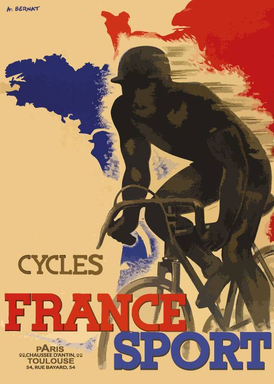 Cycles France Sport – Vintage/Retro plakater