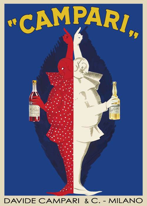 Campari Angel And Devil – Vintage/Retro plakater