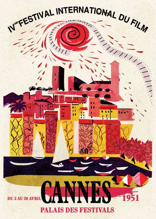 Cannes Festival 1951 – Vintage/Retro plakater