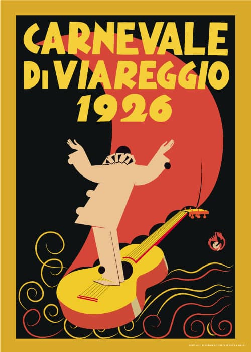 Carnevale Di Via Reggio 1926 – Vintage/Retro plakater