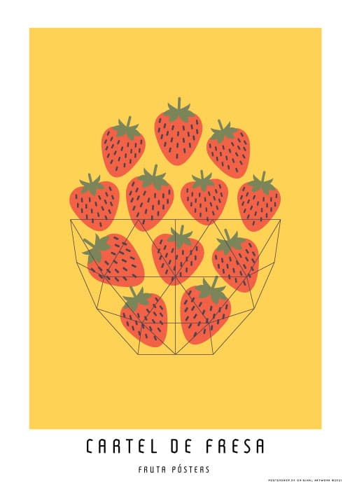 Cartel de Fresa