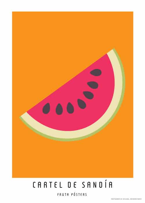 Cartel de Sandía