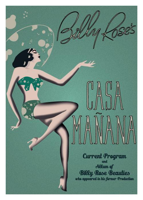 Casa Manana – Vintage/Retro plakater