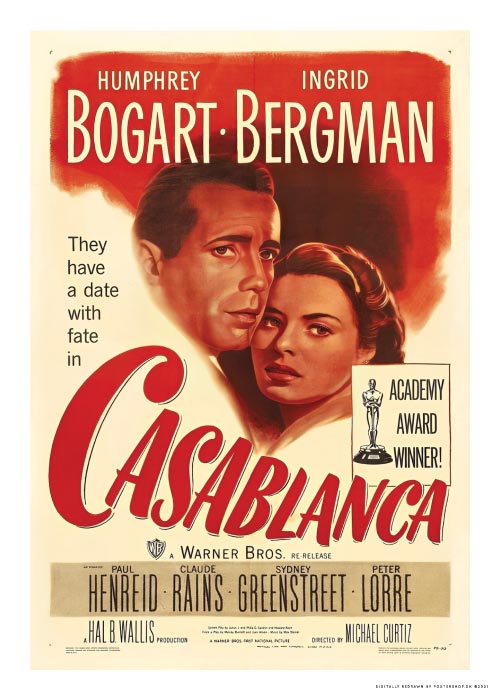 Casablanca No. 2 – Vintage/Retro Posters