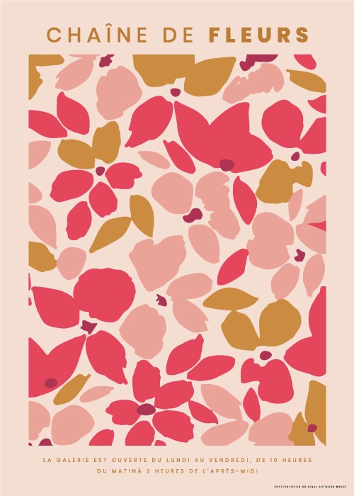 Chaine De Fleurs Abricots – Kunst