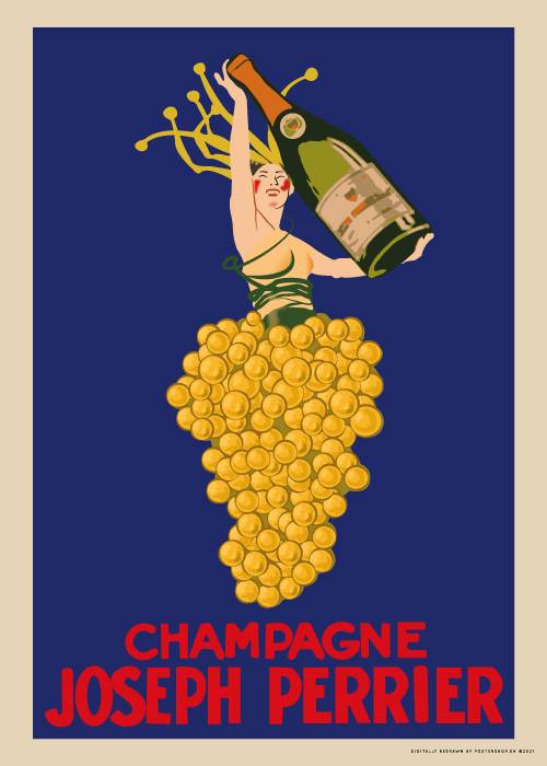 Champagne Joseph Perrier – Vintage/Retro Posters