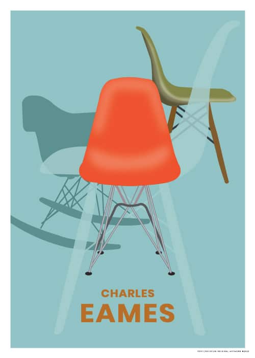 Charles Eames Chairs – Kunst