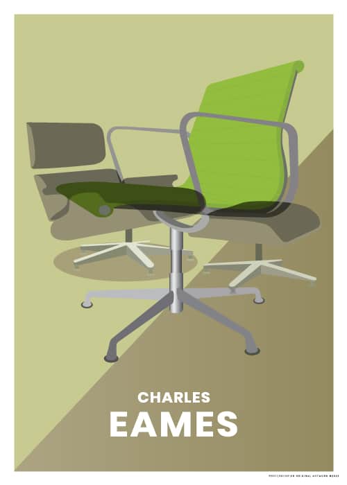 Charles Eames Chaises Vertes – Kunst
