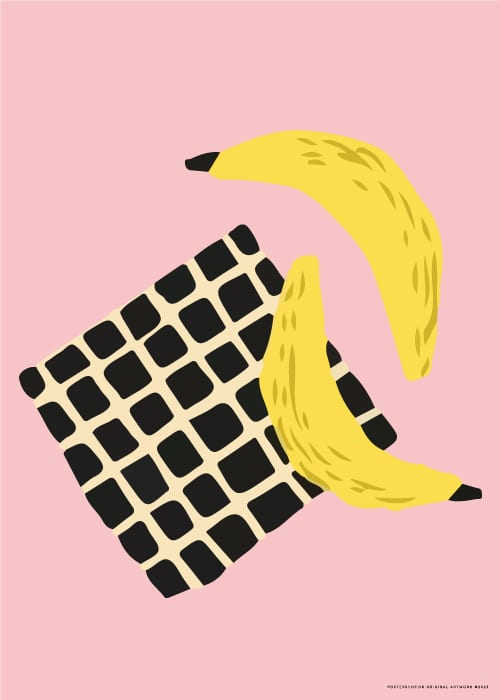 Check Banana – Grafiske Plakater