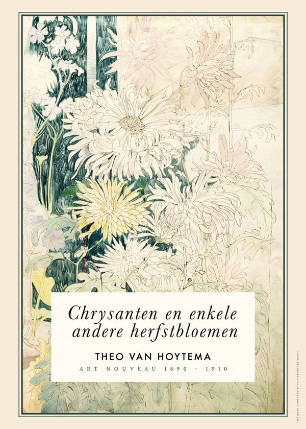 Chrysanthemums And Fall Flowers – Kunst