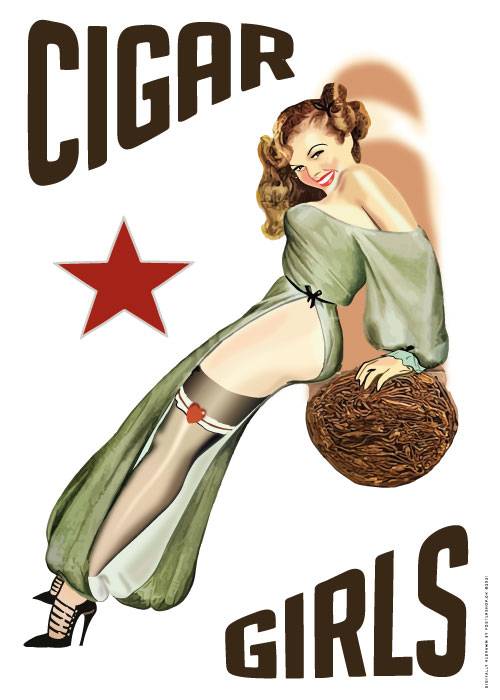 Cigar Girls – Vintage/Retro plakater