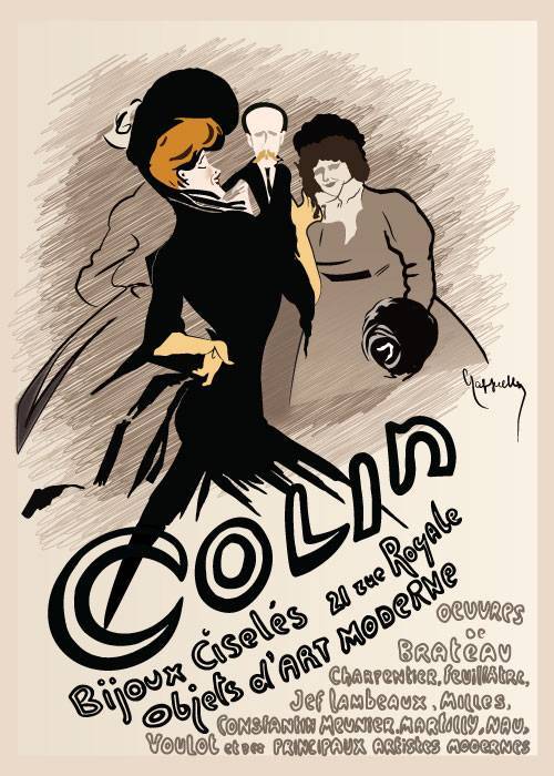 Colin Bijoux 1903 – Vintage/Retro plakater