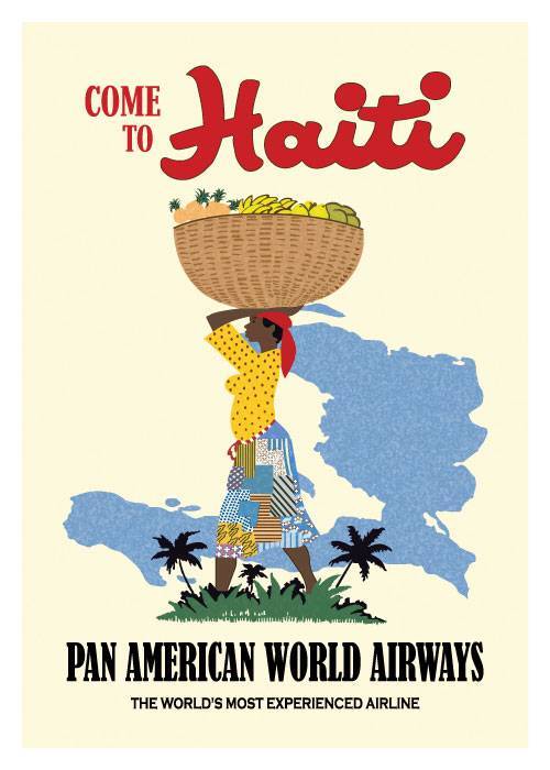 Come To Haiti – Vintage/Retro plakater