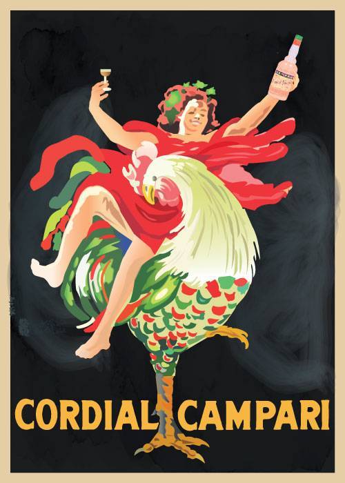 Cordial Campari – Vintage/Retro plakater
