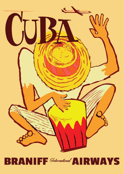 Cuba Airways – Vintage/Retro plakater