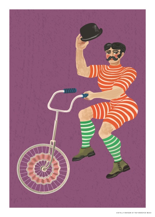 Cyrk Polish Circus – Vintage/Retro plakater