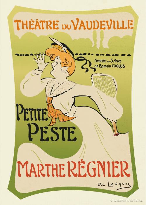 Daniel De Losques Marthe Régnier – Vintage/Retro plakater