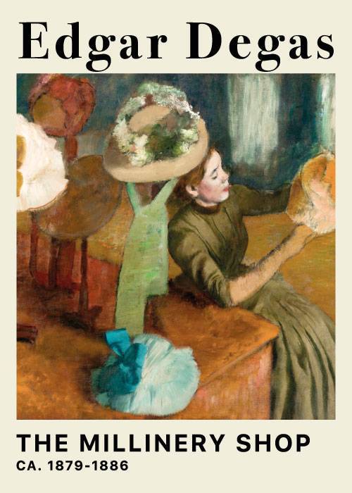 Degas Millinery Shop – Kunst