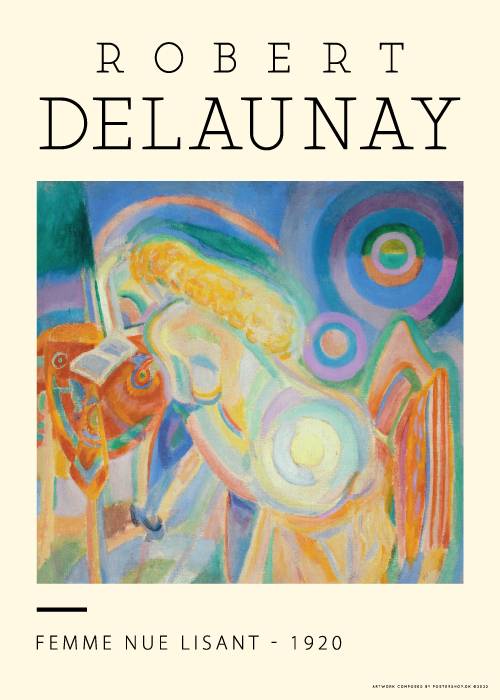 Delaunay Femme Nue Lisant – Kunst