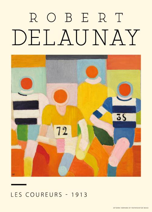 Delaunay Les Coureurs – Kunst