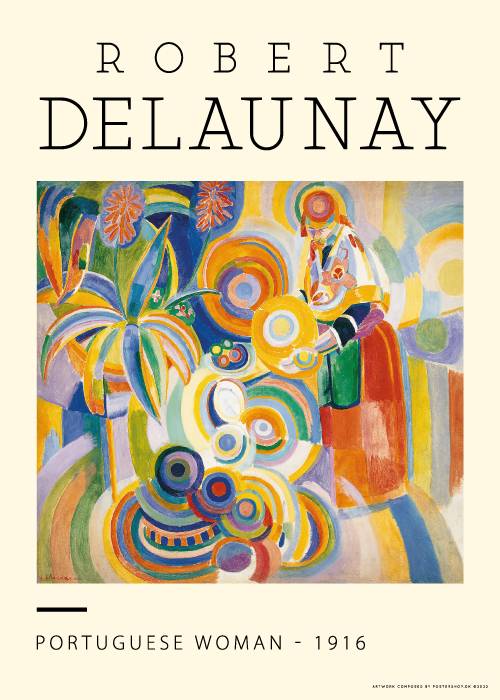 Delaunay Portuguese Woman – Kunst