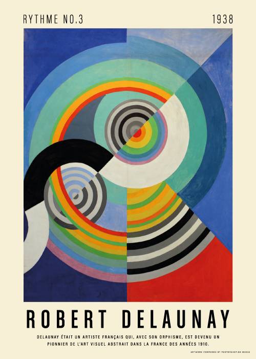 Delaunay Rythme No. 3 – Kunst