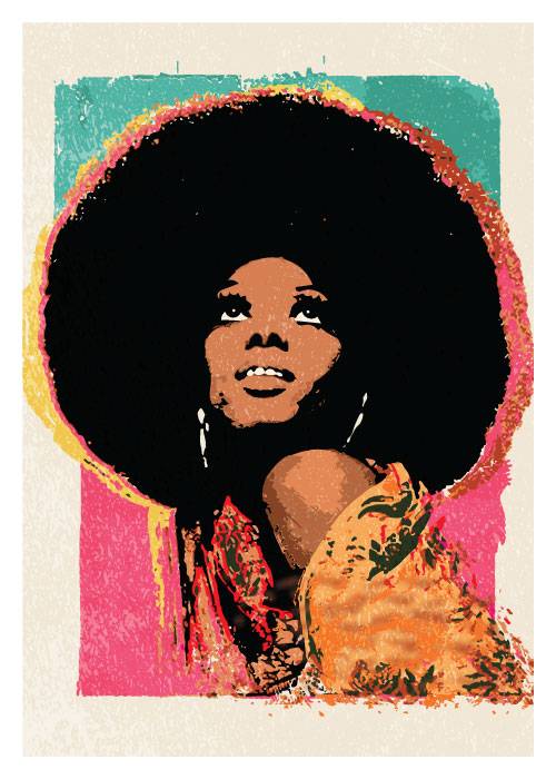 Diana Ross Disco Queen – Grafiske Plakater