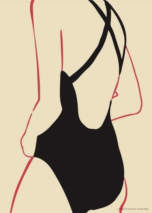 Diver In Black – Kunst