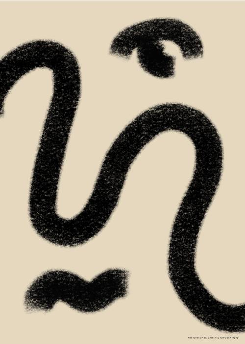 Doodle Face – Grafiske Plakater