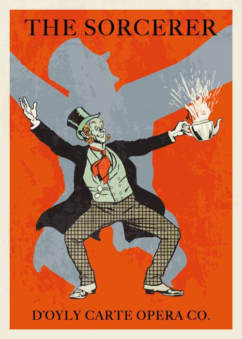 D'oyly Carte Opera Poster – Vintage/Retro plakater