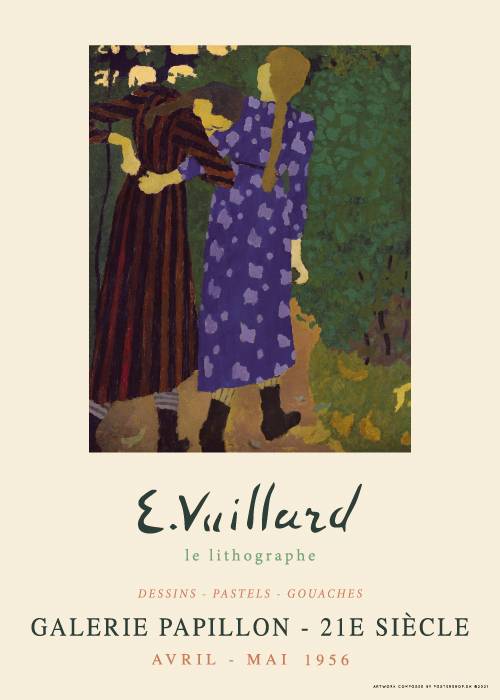 E. Vuillard Fillettes Se Promenant – Kunst