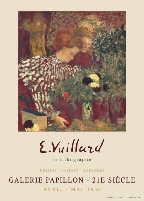 E. Vuillard Striped Dress – Kunst