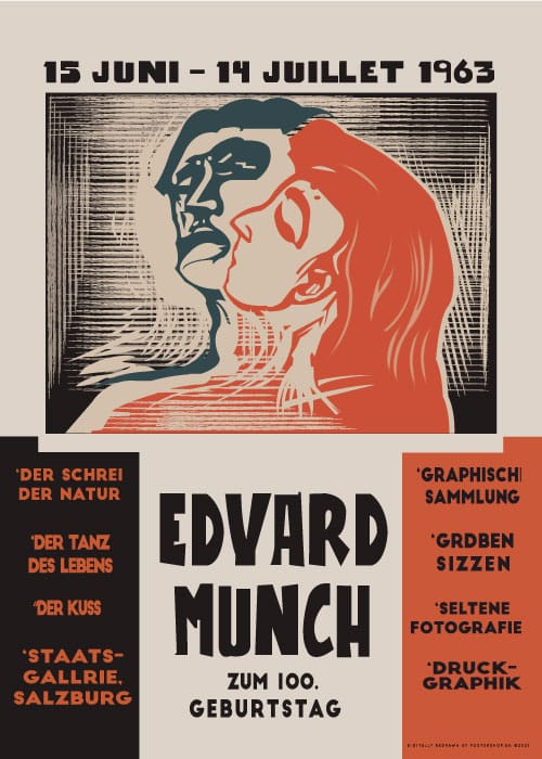 Edvard Munch Exhibition 1963 – Kunst
