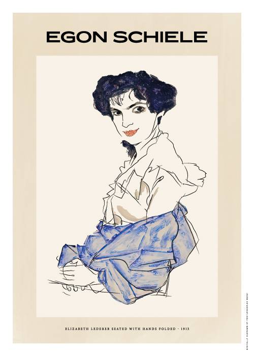 Egon Schiele Elizabeth Lederer – Kunst