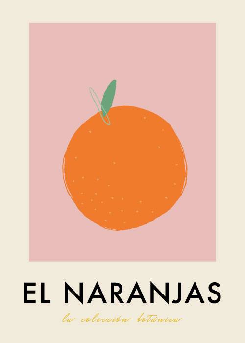 El Naranjas Poster – Kunst