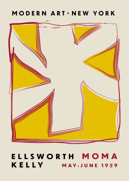 Ellsworth Kelly Moma Modern Art Poster – Kunst