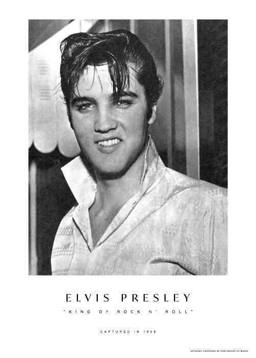 Elvis Presley Portrait – Fotokunst