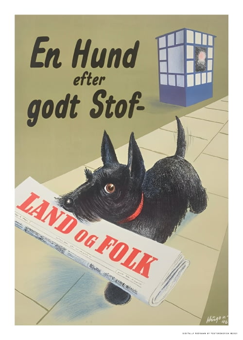 En Hund Efter Godt Stof