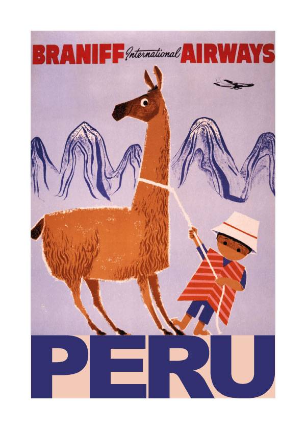 Fly Me To Peru – Vintage plakat