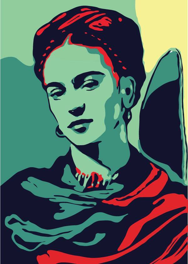 Fridas Portrait – Grafiske Plakater