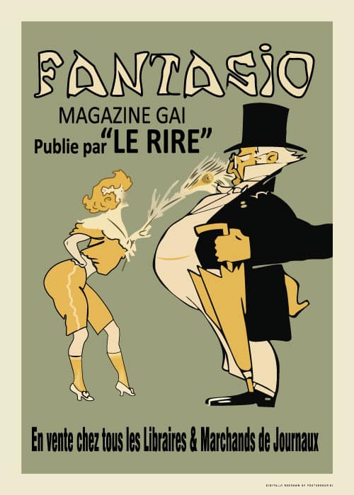 Fantasio 1900 By Rouibille – Vintage/Retro plakater