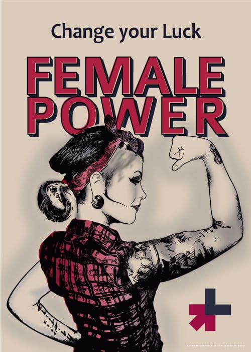 Female Power – Vintage/Retro plakater