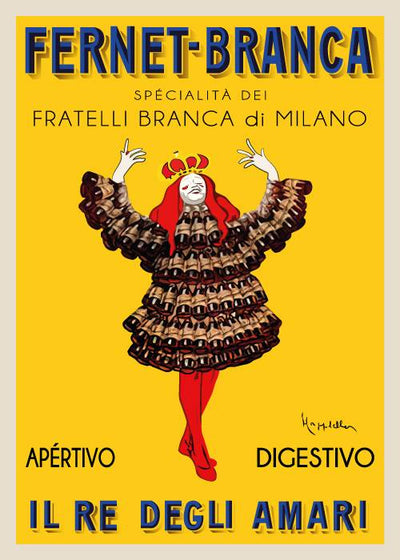 Fernet Branca Poster – Vintage/Retro plakater