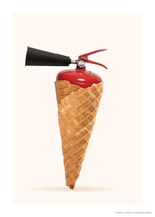 Fire Cone – Digital Art